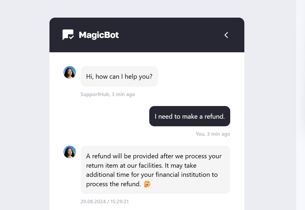 Chatbot for your site